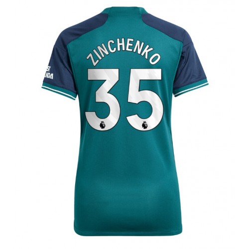 Maillot de foot Arsenal Oleksandr Zinchenko #35 Troisième Femmes 2023-24 Manches Courte
